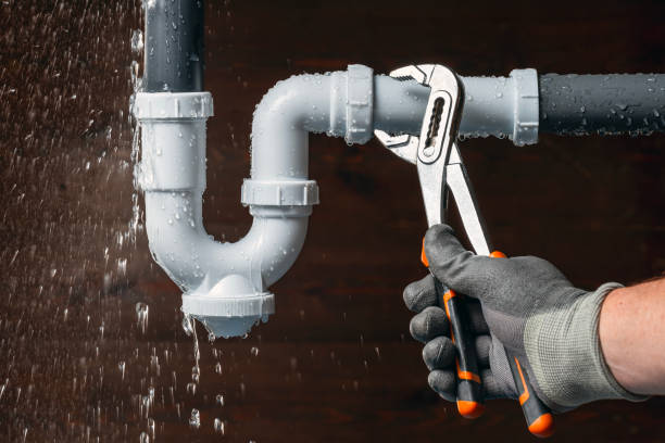 Professional Sewer Line Repair technician working in Riverton, NJ